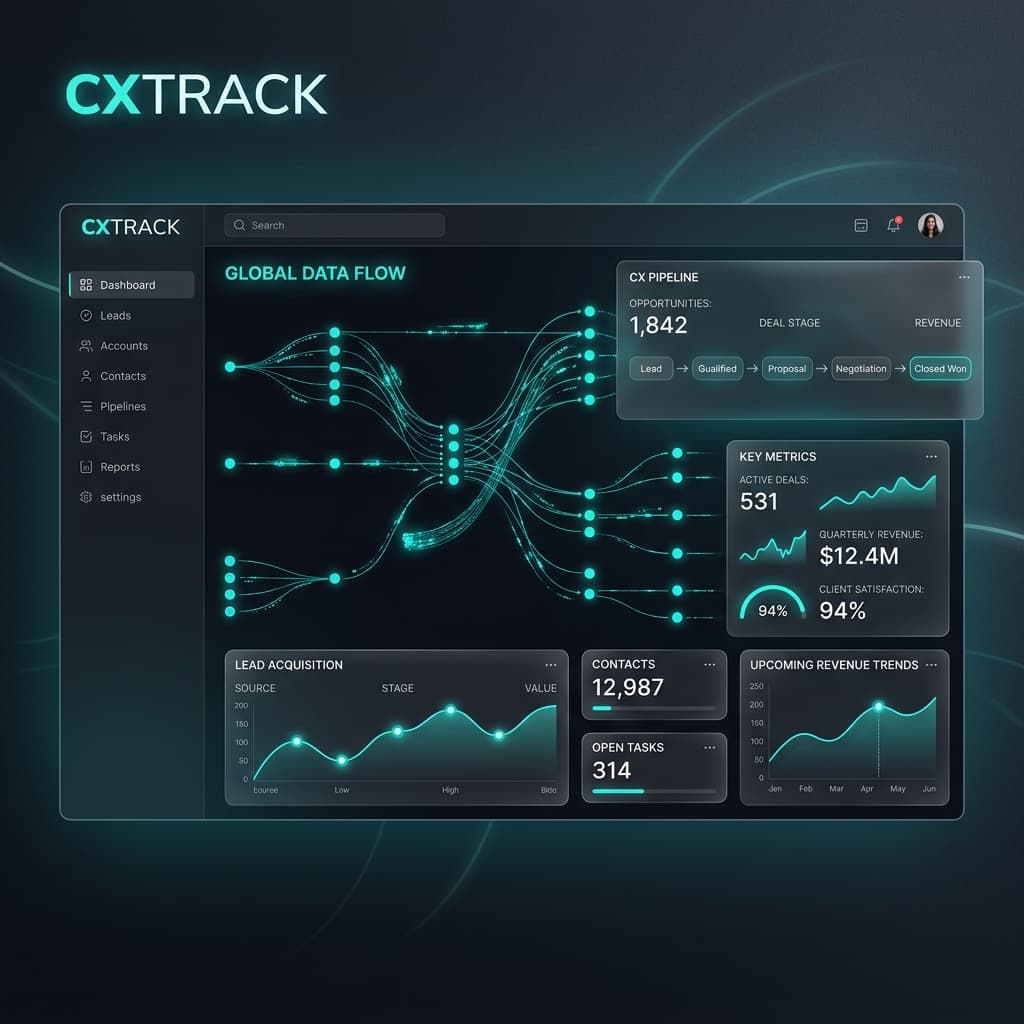 Bespoke CRM Architecture Dashboard